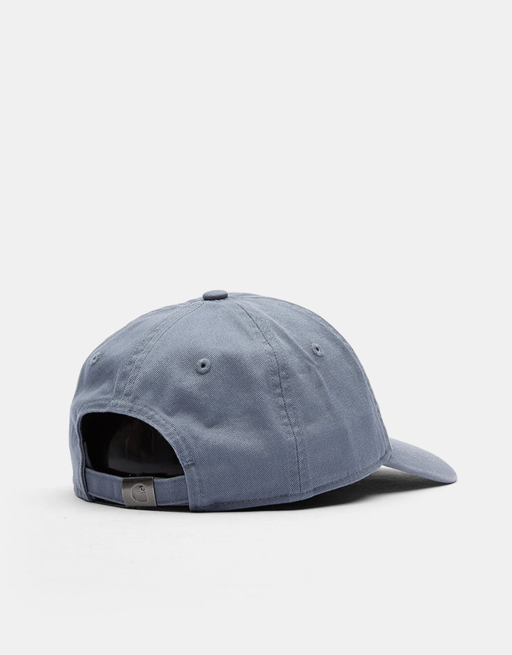 Carhartt WIP Madison Logo Cap - Shady Blue/White