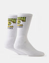 Carhartt WIP Pinball Crew Socks - White