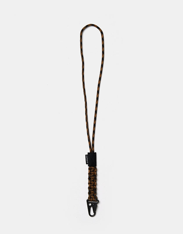 Carhartt WIP Rope Keychain - Hamilton Brown/Black