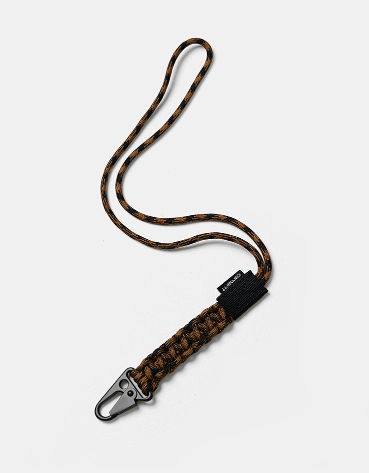 Carhartt WIP Rope Keychain - Hamilton Brown/Black