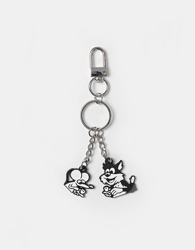 Carhartt WIP Coffee Break Keychain - Black/White