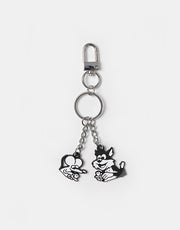 Carhartt WIP Coffee Break Keychain - Black/White