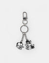 Carhartt WIP Coffee Break Keychain - Black/White