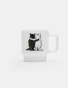 Carhartt WIP Hugging Cats Glass Mug - White