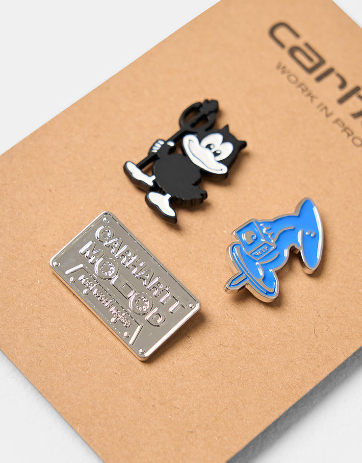 Carhartt WIP Bumper Pin Set - Multicolor