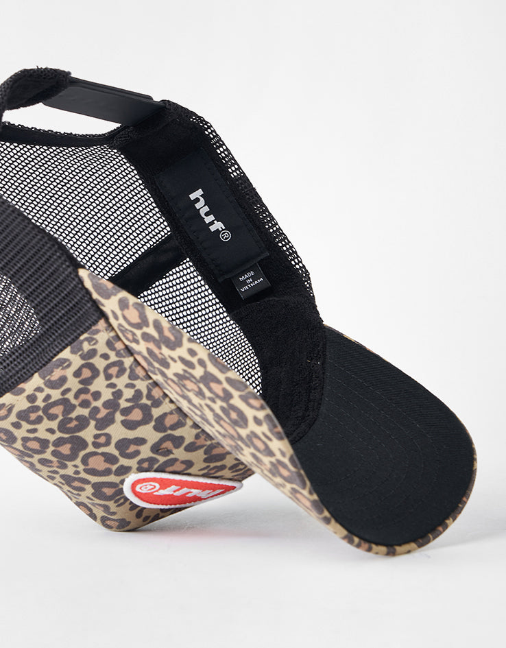 HUF Safari Trucker Cap - Leopard