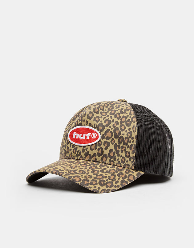 HUF Safari Trucker Cap - Leopard