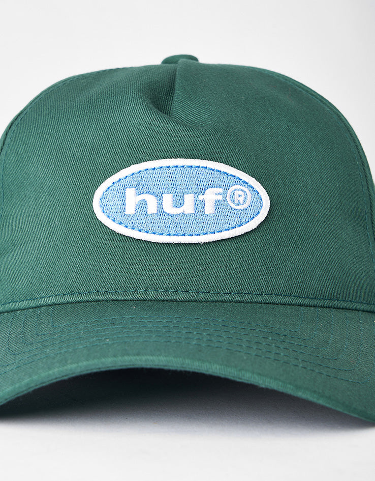 HUF 89 Oval 5 Panel Cap - Forest Green
