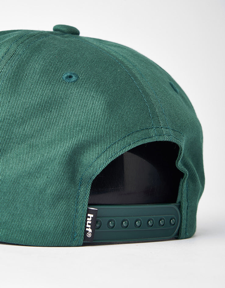 HUF 89 Oval 5 Panel Cap - Forest Green
