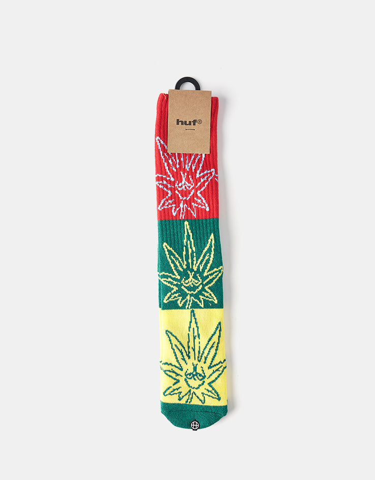 HUF OG Plantlife Socks - HUF Green