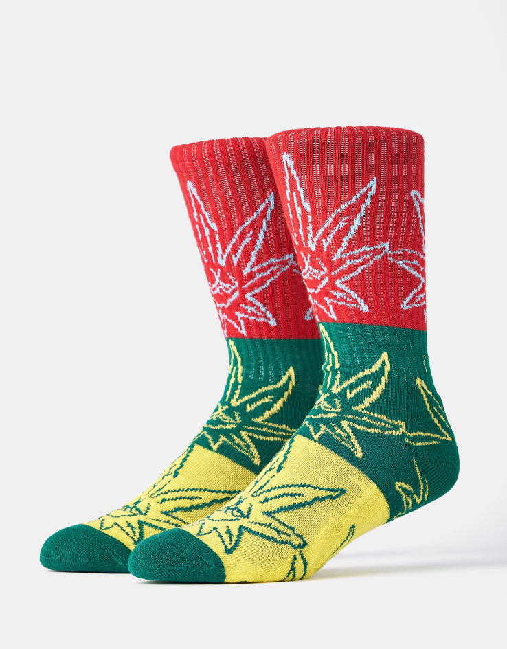 HUF OG Plantlife Socks - HUF Green