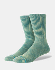 Stance Icon Dyed Crew Socks - Teal