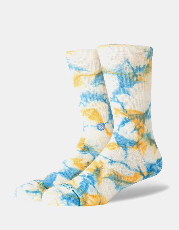 Stance Spotty Dye Crew Socks - Mango