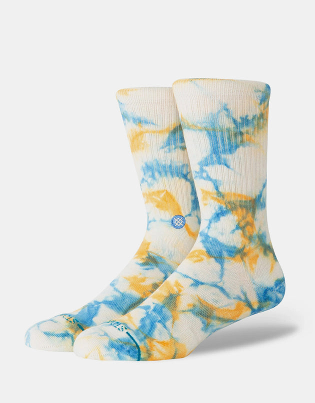 Stance Spotty Dye Crew Socks - Mango