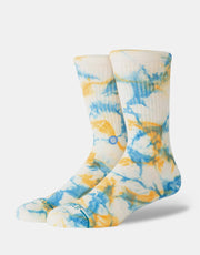 Stance Spotty Dye Crew Socks - Mango