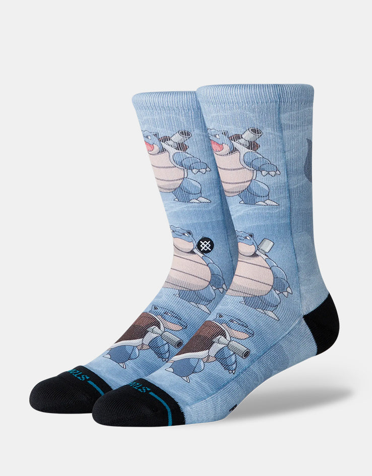 Stance x Pokémon Blastoise Crew Socks - Blue