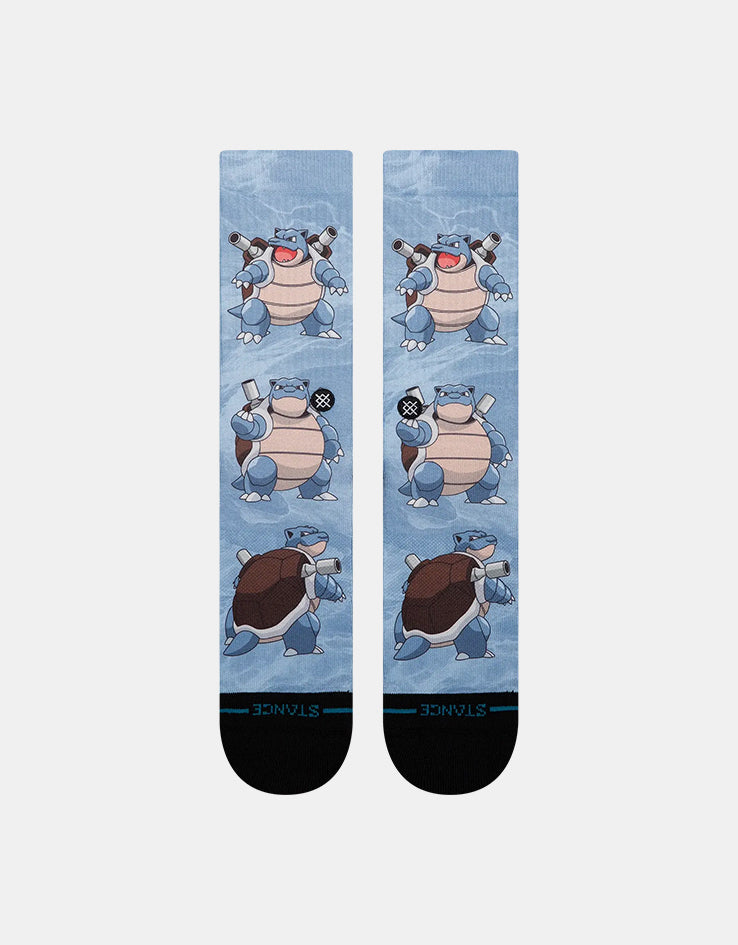 Stance x Pokémon Blastoise Crew Socks - Blue