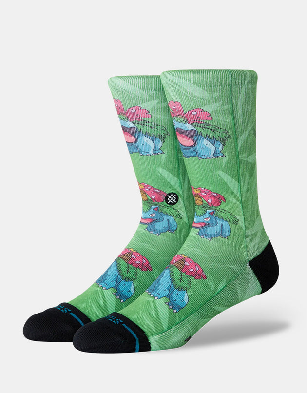 Stance x Pokémon Venusaur Crew Socks - Green