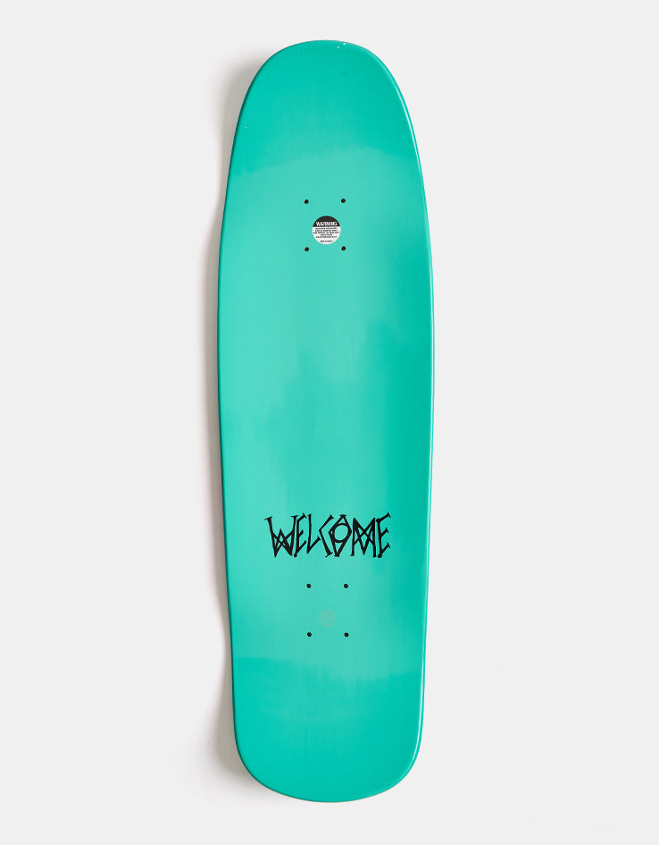 Welcome Sloth on Slappy Slap Skateboard Deck - 9.75"