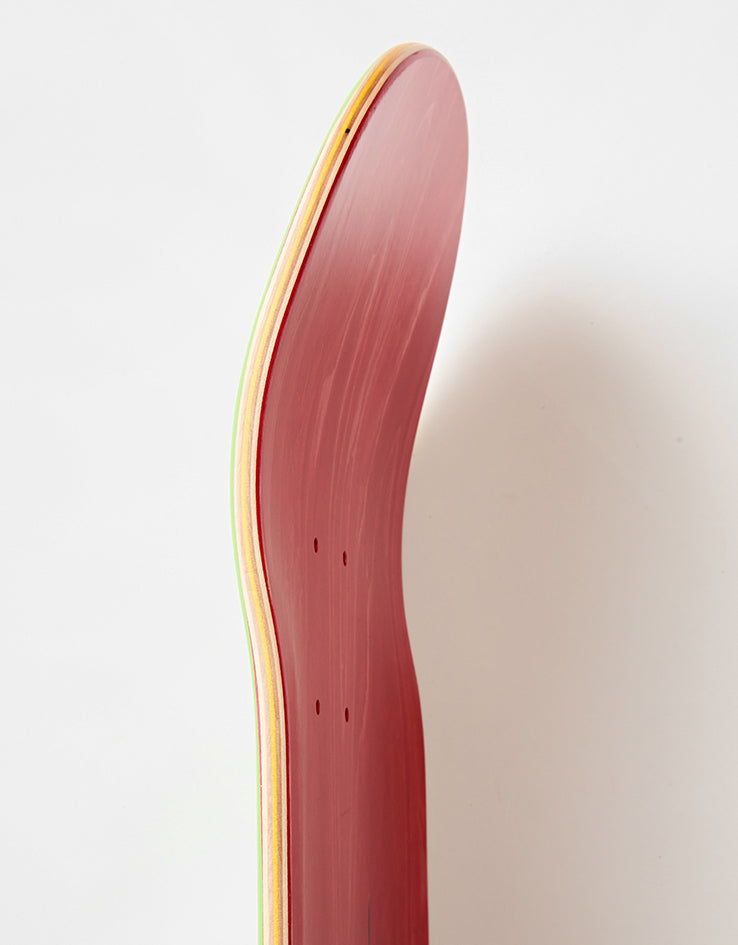 Sour Albert Snake Square Skateboard Deck - 8.125"