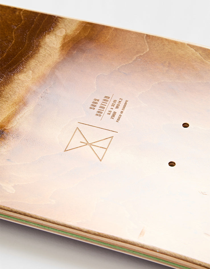 Sour Sourglass 'TWIN TAIL' Skateboard Deck - 8.5"