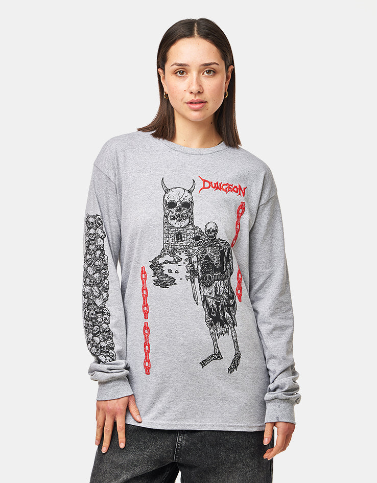 Dungeon Tyranny L/S T-Shirt - Grey