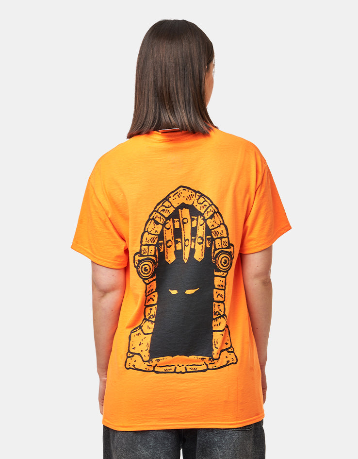 Dungeon Portcullis T-Shirt - Orange