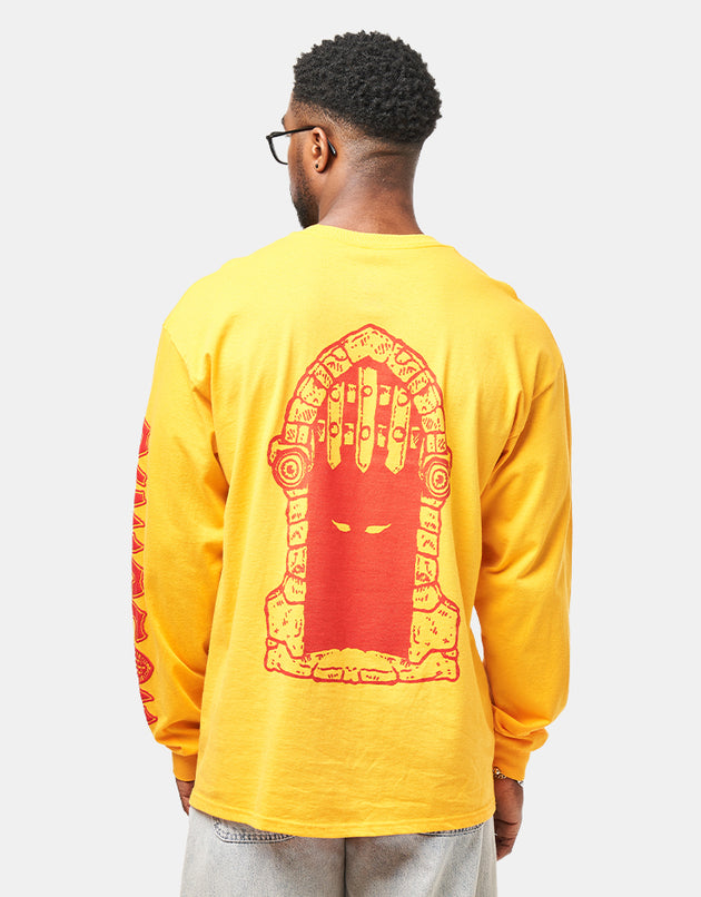Dungeon Portcullis L/S T-Shirt - Yellow
