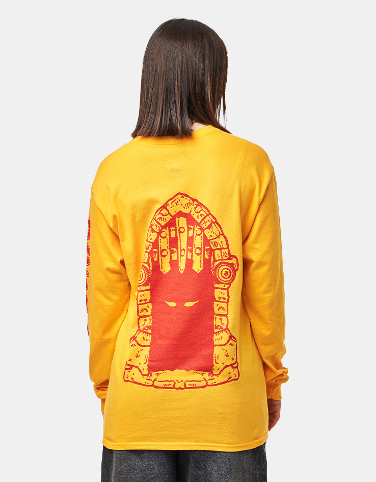 Dungeon Portcullis L/S T-Shirt - Yellow