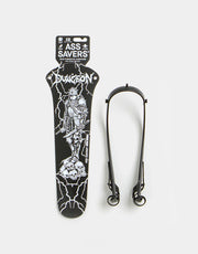 Dungeon x Ass Saver Cold Steel Mudguard – Black/White