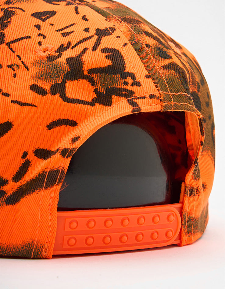 Dungeon Scrawl Logo Cap – Neon Camo/Yellow