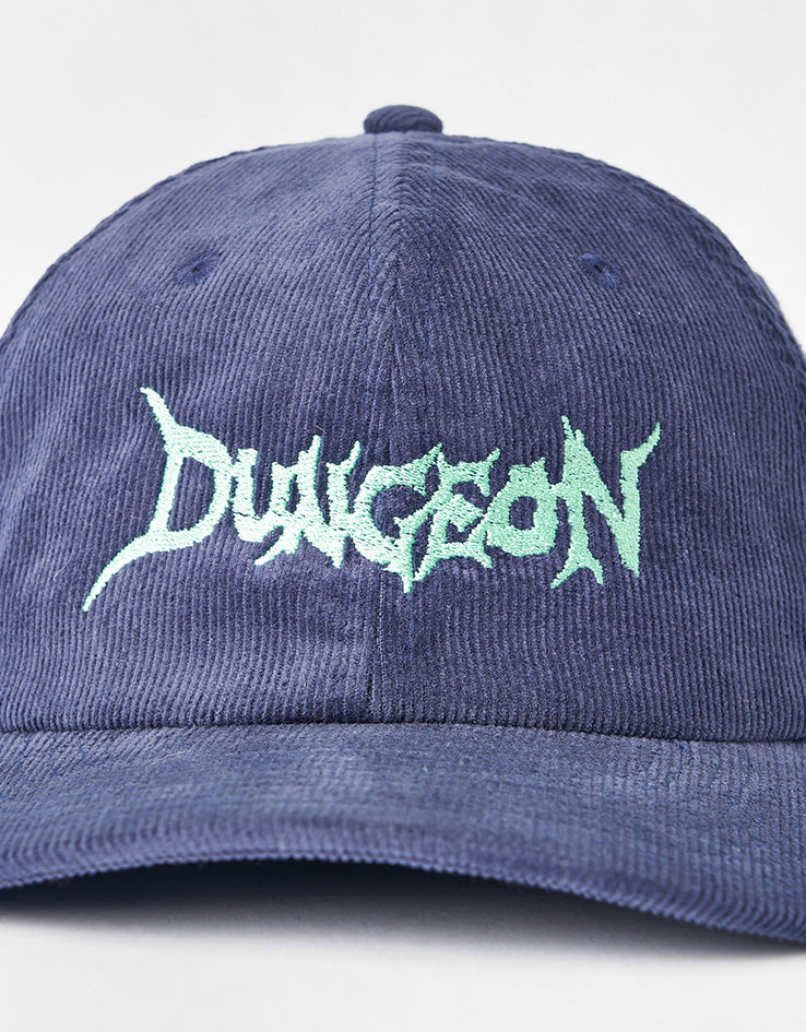 Dungeon Embroidered Cord Cap – Navy/Electric Green