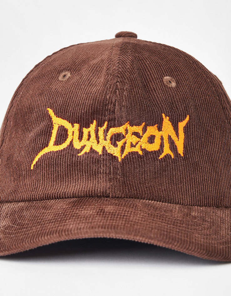 Dungeon Embroidered Cord Cap – Orange/Chocolate