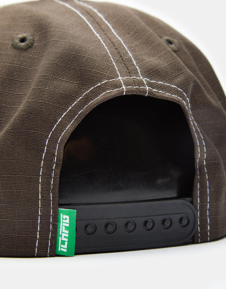 ICHPIG Capital Snapback Cap - Dark Brown