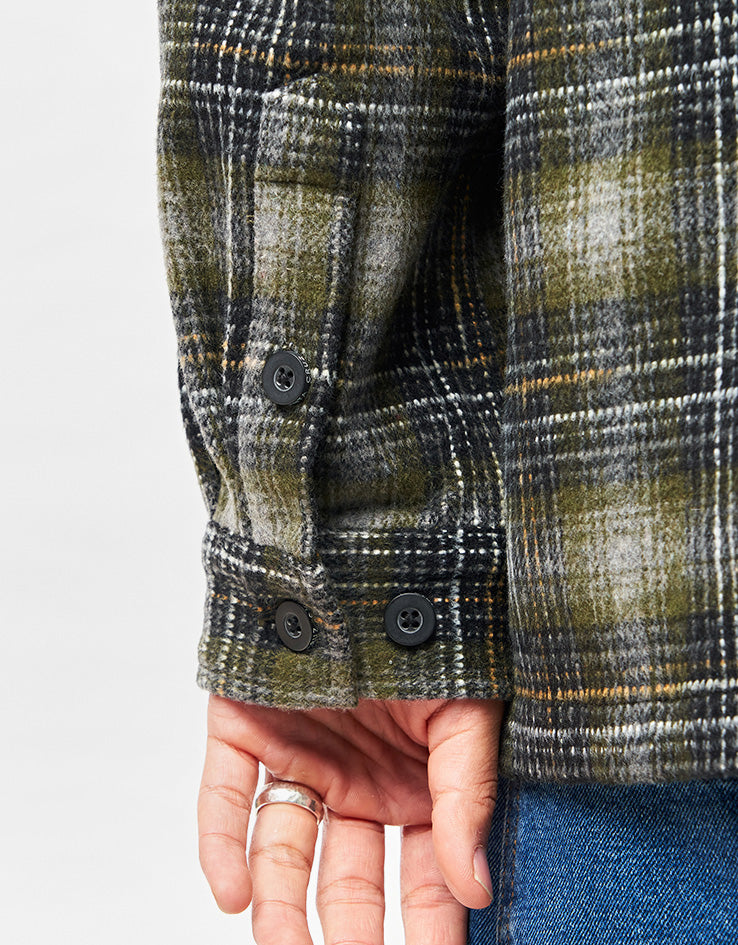 Santa Cruz Lodge L/S Shirt - Olive Check