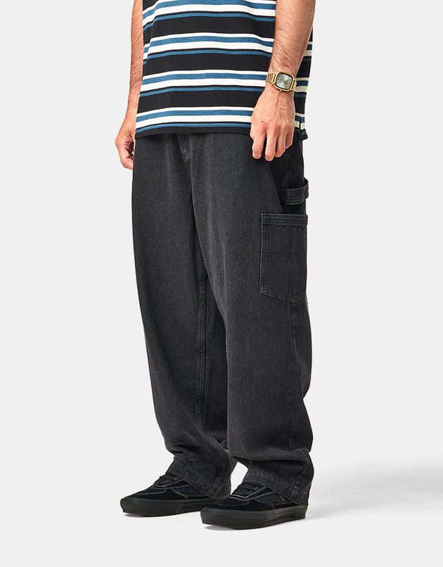 Santa Cruz Carpenter Big Pants - Black Wash
