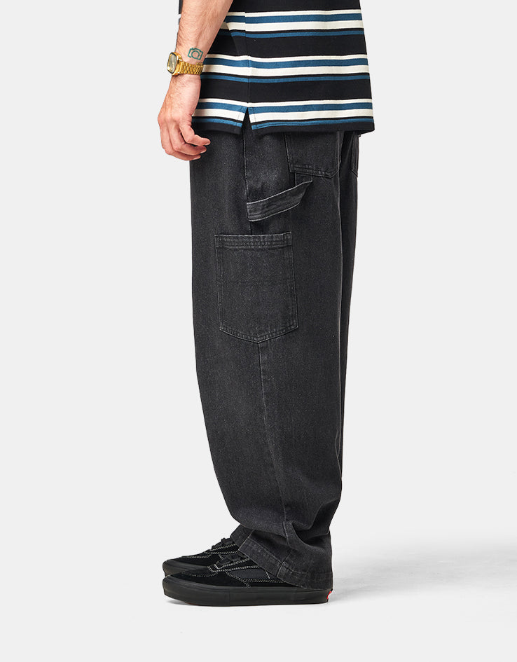 Santa Cruz Carpenter Big Pants - Black Wash