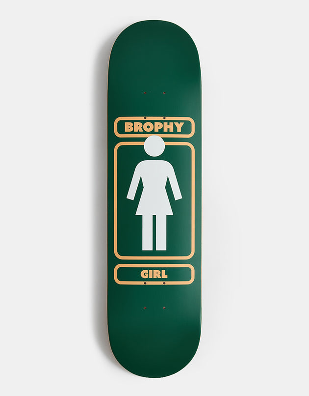 Girl Brophy 93 Til Khaki to Shacky G028 Skateboard Deck - 8.19"
