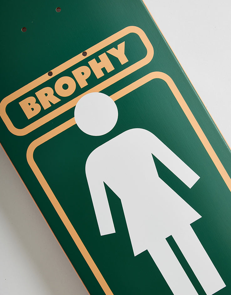 Girl Brophy 93 Til Khaki to Shacky G028 Skateboard Deck - 8.19"