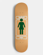 Girl Davis 93 Til Khaki to Shacky G052 Skateboard Deck - 8.25"