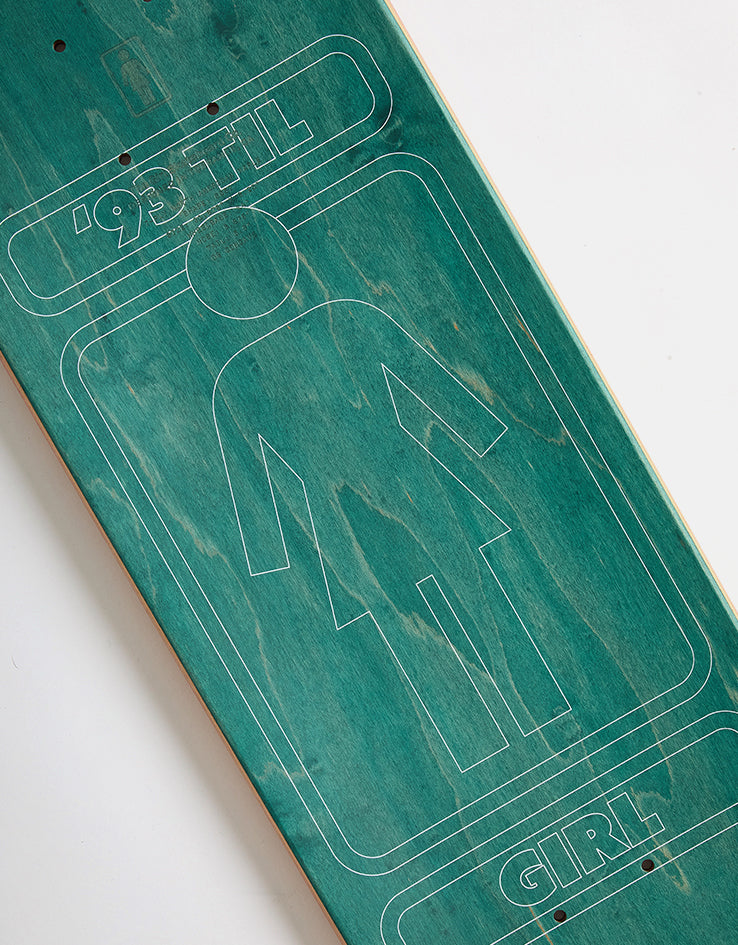 Girl Davis 93 Til Khaki to Shacky G052 Skateboard Deck - 8.25"