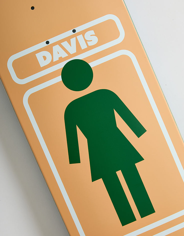 Girl Davis 93 Til Khaki to Shacky G052 Skateboard Deck - 8.25"