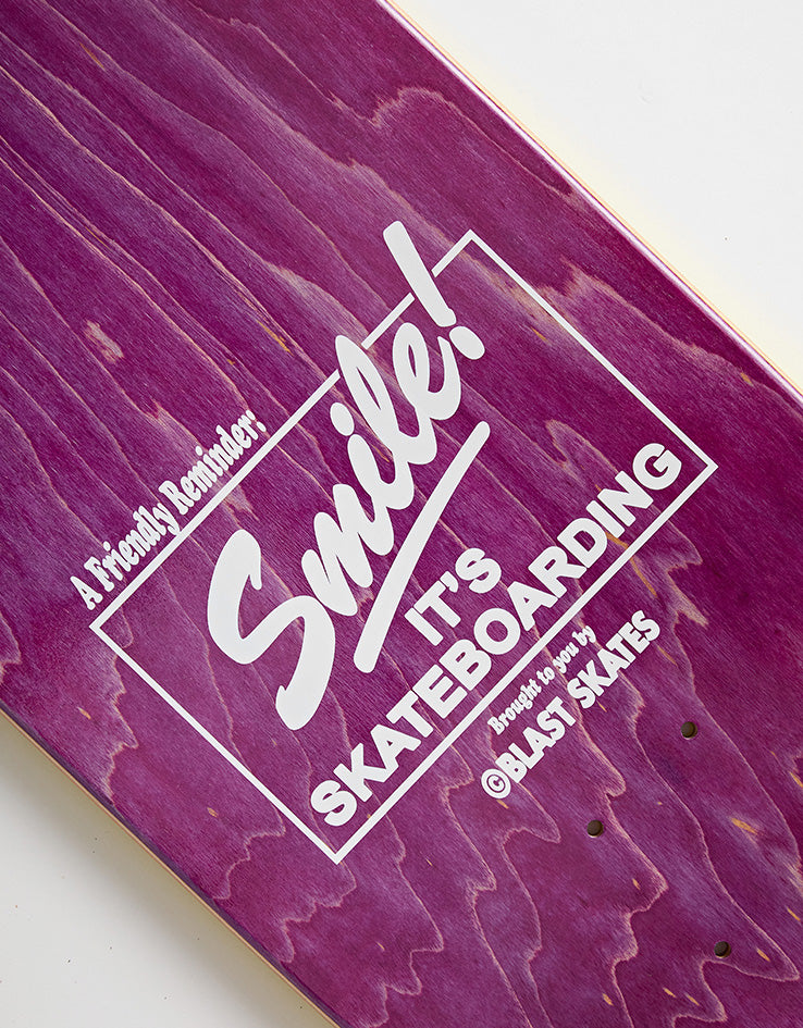 Blast Skates Big Smile Football Skateboard Deck - 9.25"