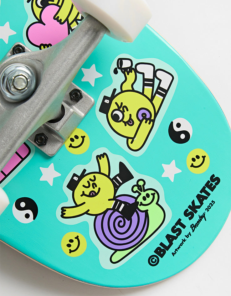 Blast Skates Gr8 Times Mini Pops Complete Skateboard - 8"
