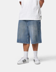 Route One Super Baggy XL Jorts - Washed Blue