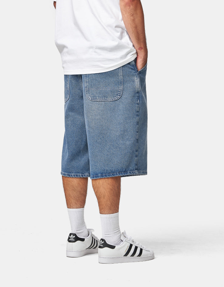 Route One Super Baggy XL Jorts - Washed Blue