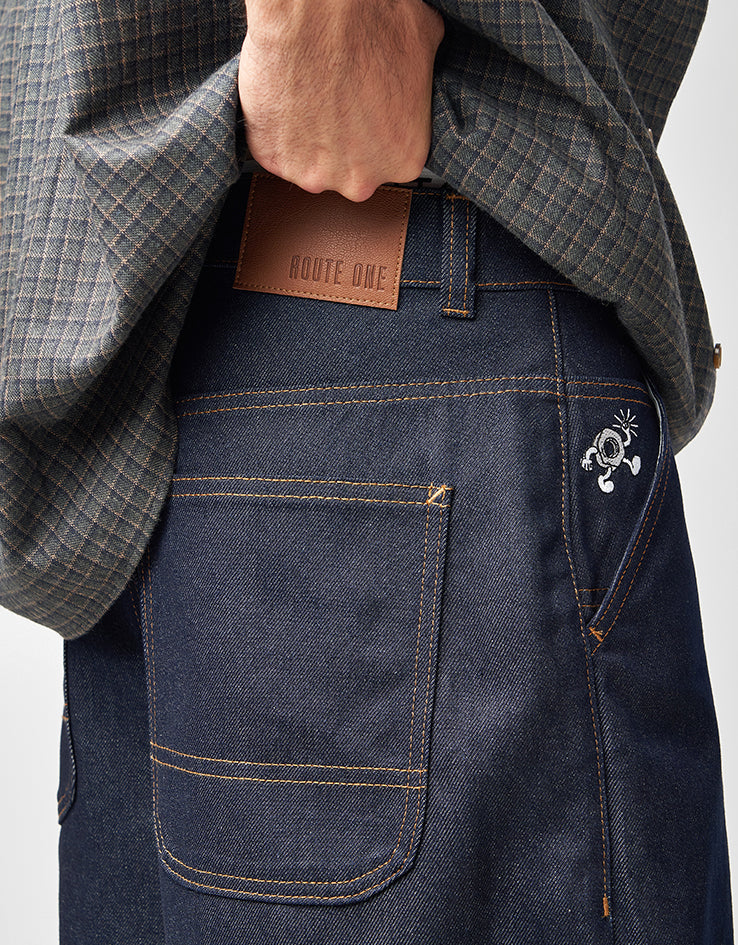 Route One Super Baggy XL Jorts - Raw