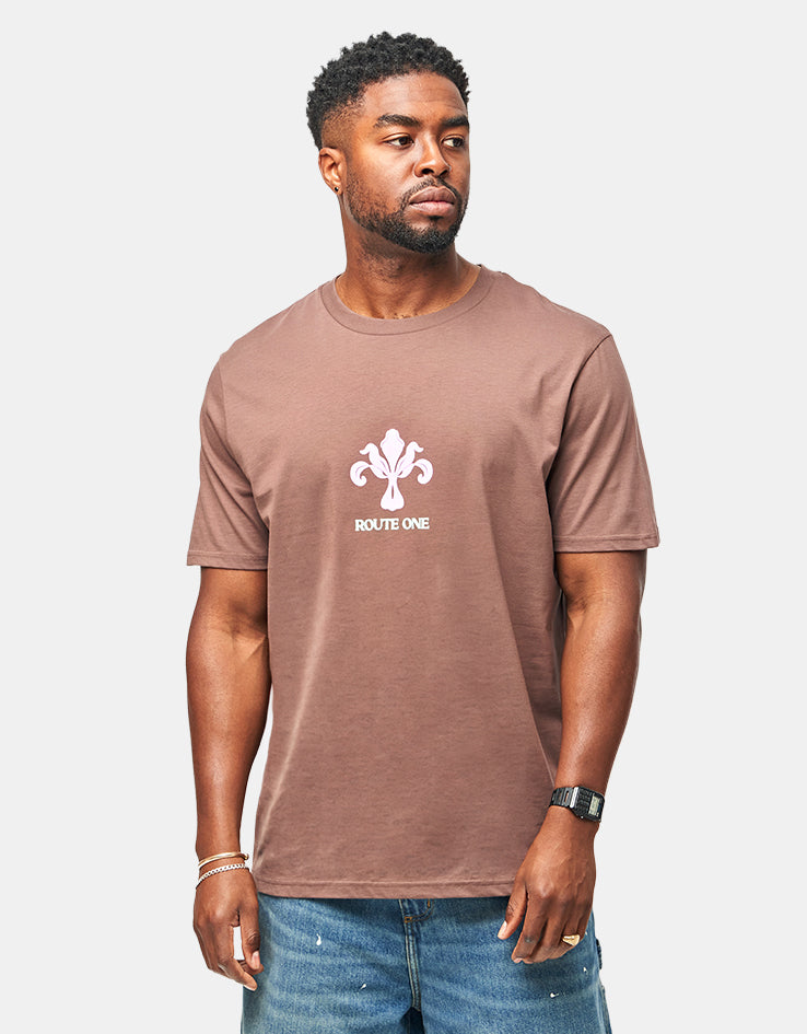 Route One Protect Your Peace Organic T-Shirt - Mocha