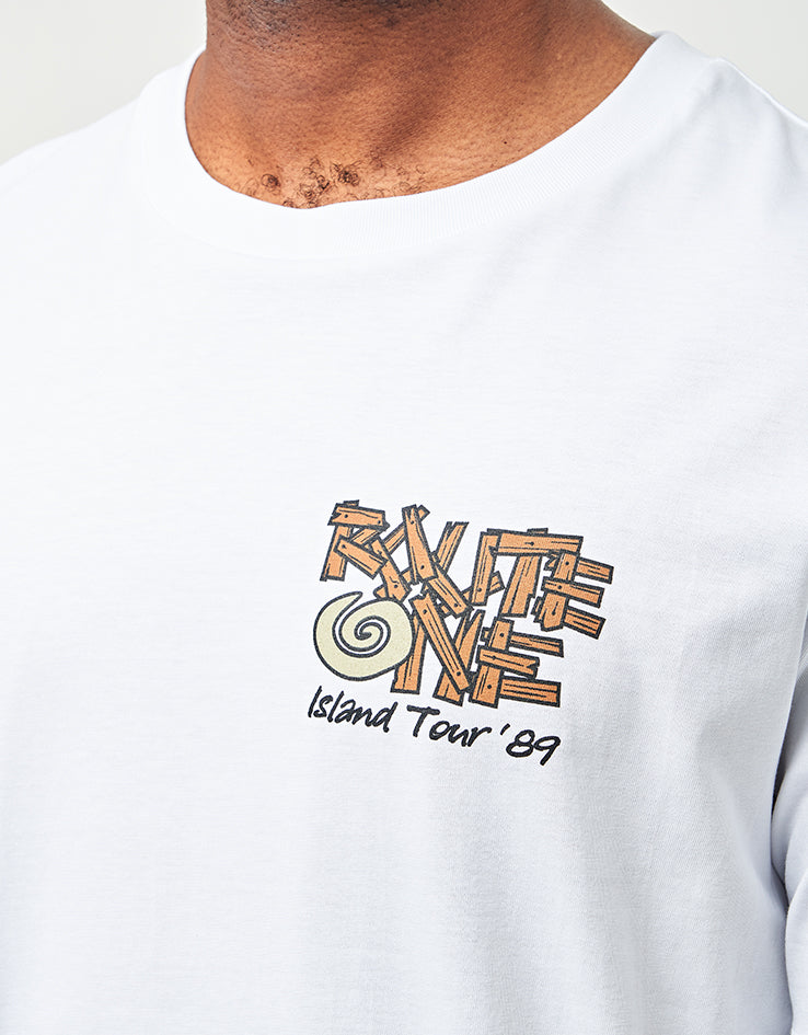Route One Island Tour Organic T-Shirt - White