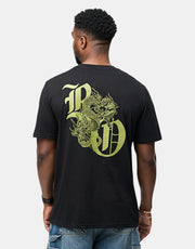 Route One Dragon Organic T-Shirt - Black